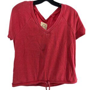 Chaser Pink V-Neck Basic Tee | New With Tags